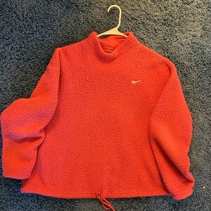 Nike pink  Sherpa Sweatshirt (Therma-fit)